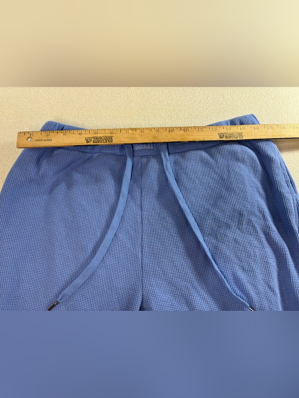 Comfrt Allure Blue Waffle Lounge Set 2XL Periwinkle Matching Cozy Athleisure - Picture 10 of 12